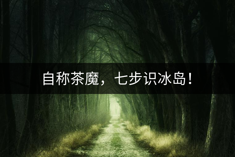 自稱茶魔，七步識冰島！
