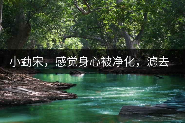 小勐宋，感覺身心被凈化，濾去塵世的浮躁