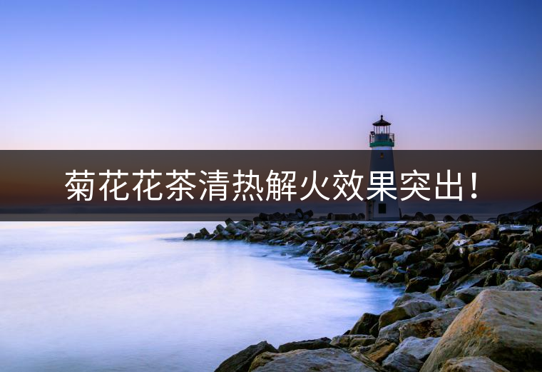 菊花花茶清熱解火效果突出！