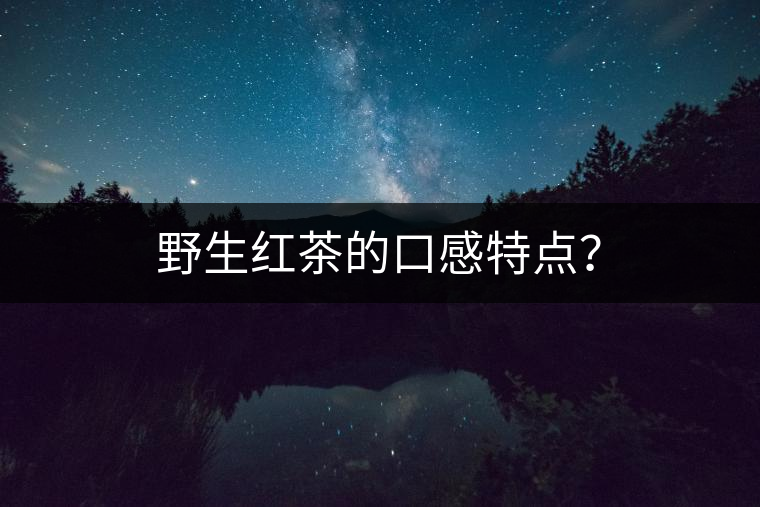 野生紅茶的口感特點(diǎn)？