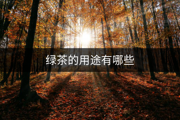 綠茶的用途有哪些 綠茶的用途有哪些