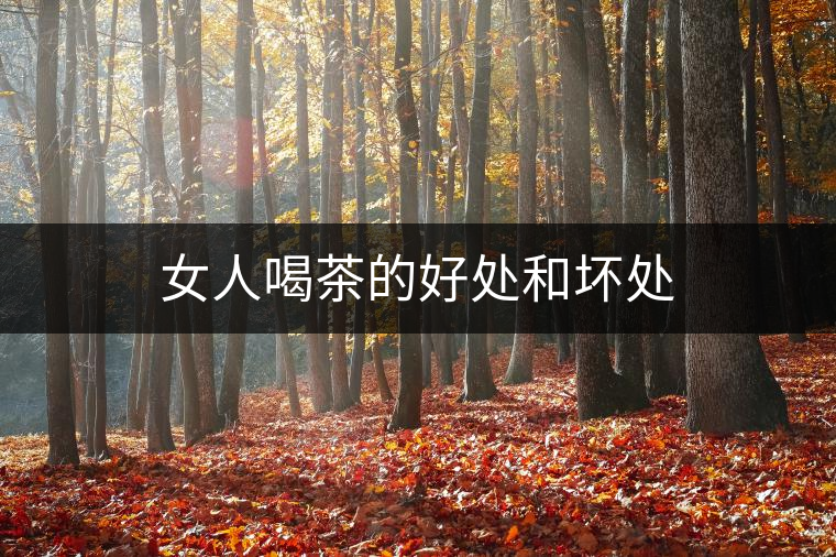 女人喝茶的好處和壞處