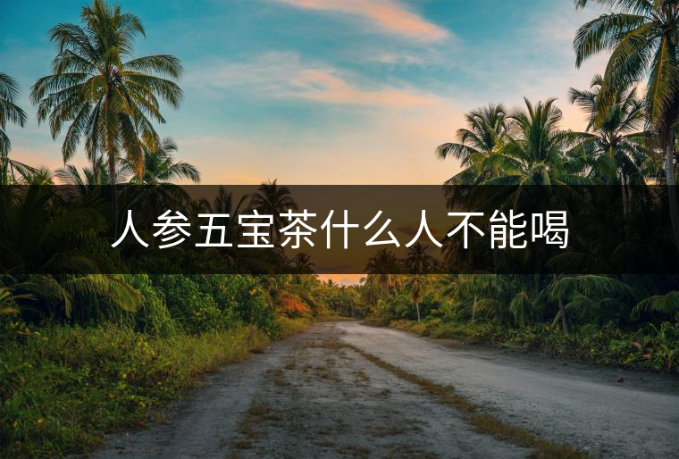 人參五寶茶什么人不能喝