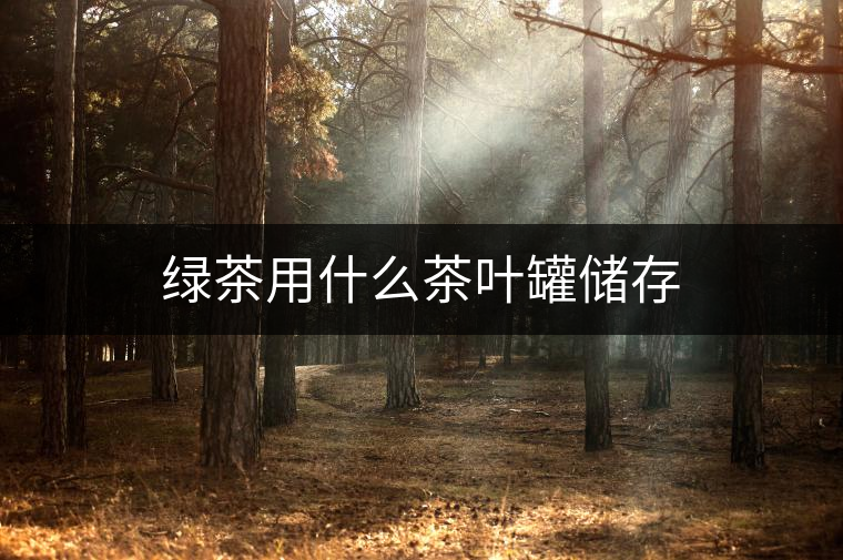 綠茶用什么茶葉罐儲(chǔ)存