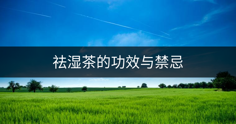 祛濕茶的功效與禁忌 祛濕茶的功效與禁忌