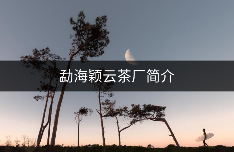 勐海穎云茶廠(chǎng)簡(jiǎn)介 勐海穎云茶廠(chǎng)簡(jiǎn)介