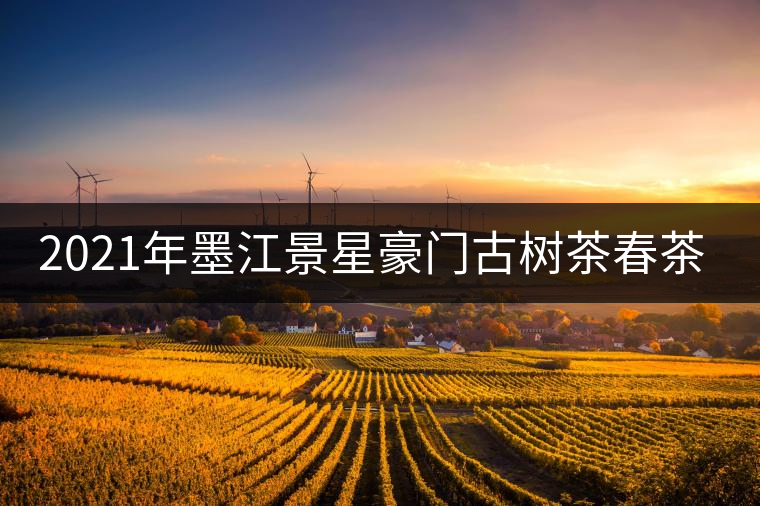 2021年墨江景星豪門古樹(shù)茶春茶價(jià)格多少錢一斤？