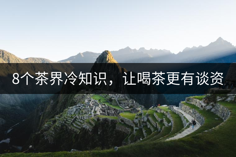 8個茶界冷知識，讓喝茶更有談資！