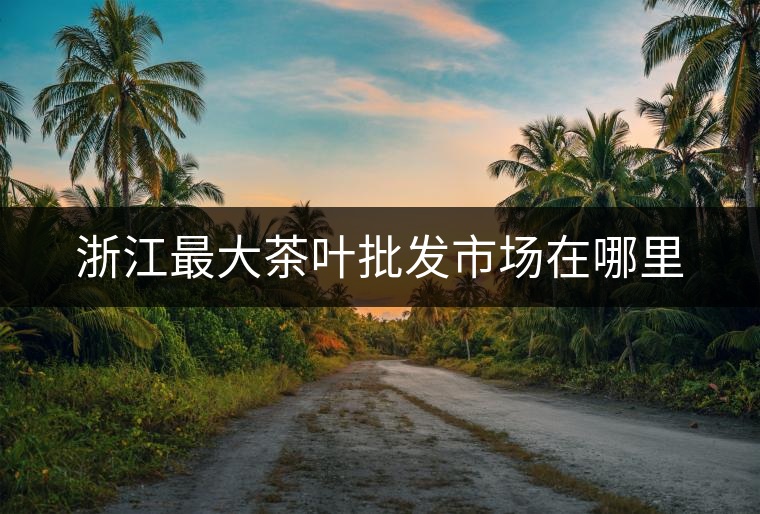 浙江最大茶葉批發(fā)市場(chǎng)在哪里