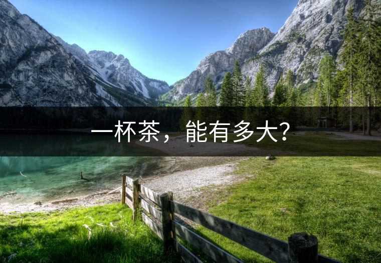 一杯茶，能有多大？