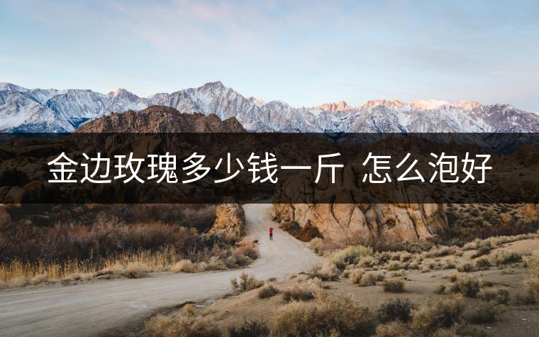 金邊玫瑰多少錢一斤  怎么泡好