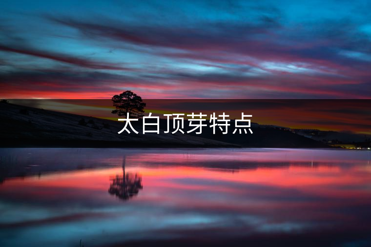 太白頂芽特點(diǎn)