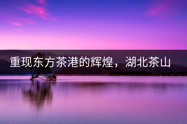 重現(xiàn)東方茶港的輝煌，湖北茶山分布介紹