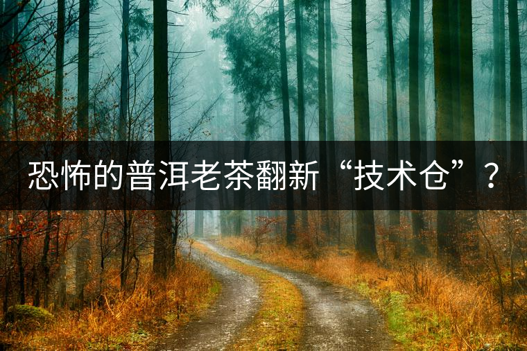 恐怖的普洱老茶翻新“技術(shù)倉”？