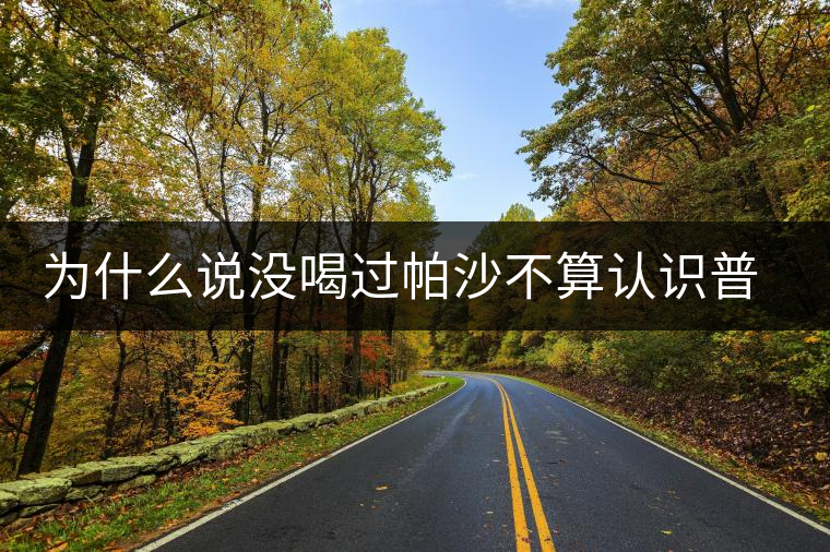 為什么說沒喝過帕沙不算認識普洱茶？