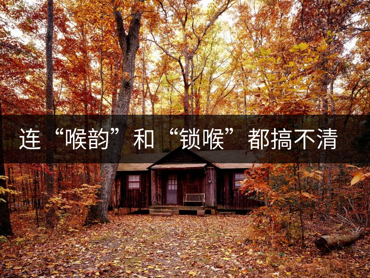 連“喉韻”和“鎖喉”都搞不清楚，就不要說懂普洱茶！