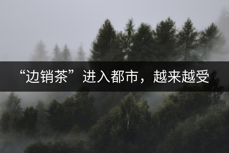 “邊銷(xiāo)茶”進(jìn)入都市,越來(lái)越受人們青睞 “邊銷(xiāo)茶”進(jìn)入都市,越來(lái)越受人們青睞