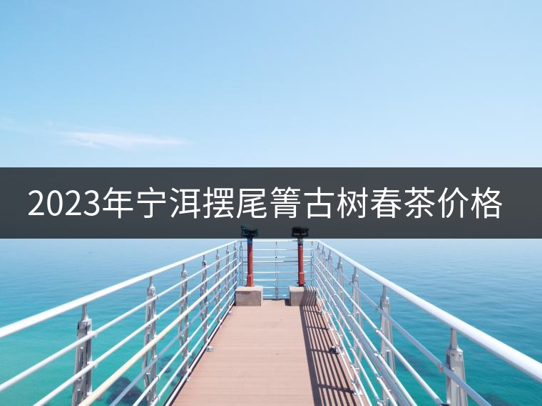 2023年寧洱擺尾箐古樹春茶價(jià)格是多少？