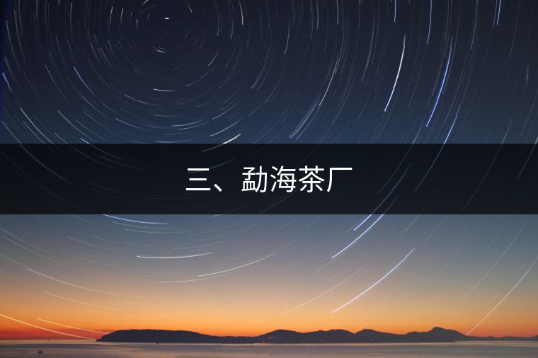 三、勐海茶廠