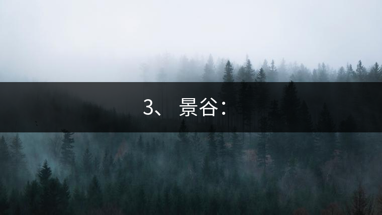 3、 景谷：?